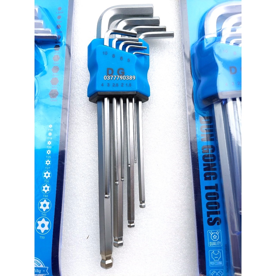 BỘ LỤC GIÁC BI DÀI 9 CÂY DG