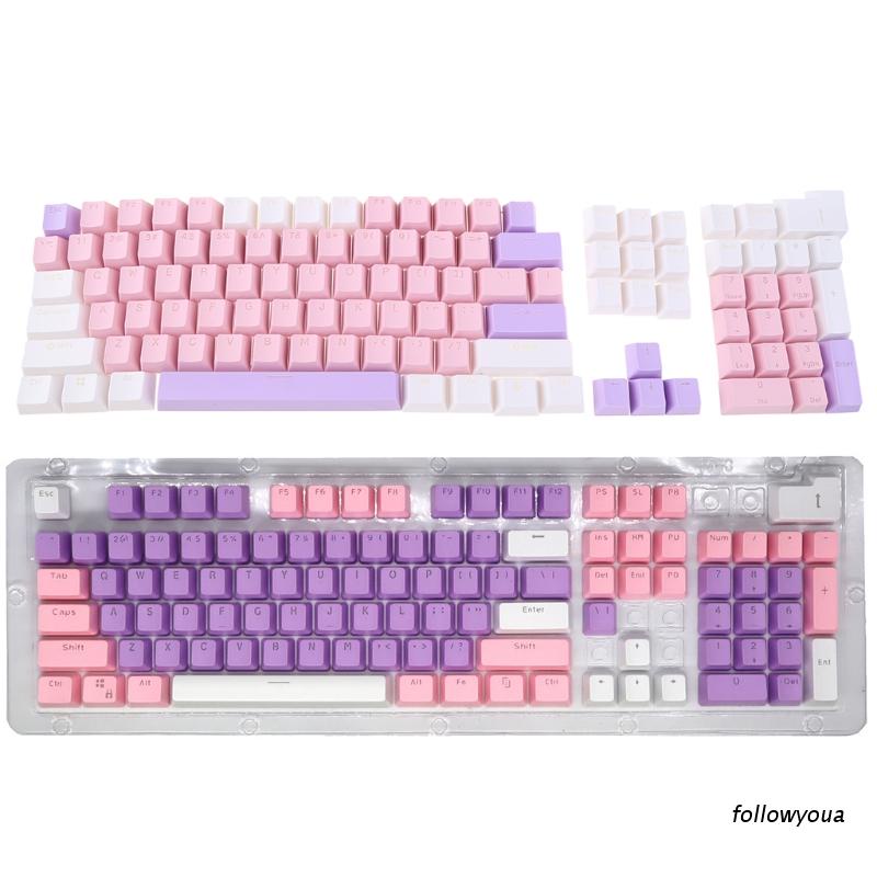 Nút Bàn Phím Bằng ABS PBT Bền Bỉ 3 Màu Sắc Dành Cho Bàn Phím Cơ Cherry Mx