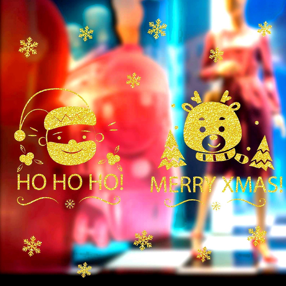 Giấy dán kính họa tiết người tuyết dễ thương