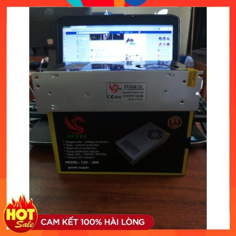 [Chính hãng] NGUỒN TỔNG APORO 12V20A/NGUỒN TỔ ONG CHÍNH HÃNG APORO 12V20A BẢO HÀNH 24 THÁNG!