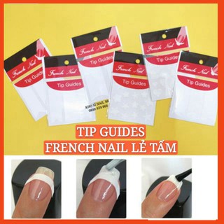 MIẾNG DÁN HỖ TRỢ SƠN MÓNG SIÊU NHANH - STICKER TIP GUIDES FRENCH NAIL