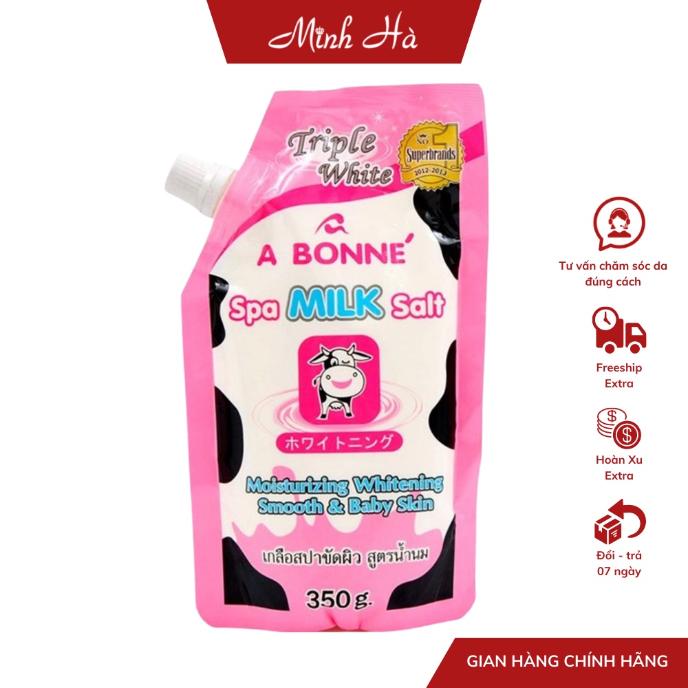 Muối tắm sữa bò tẩy tế bào chết A Bonne Spa Thái Lan 350g - Minh Hà Official