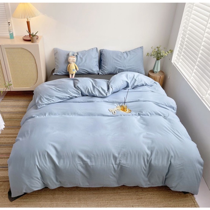🍀freeship ❤️ Bộ chăn ga gối cotton tici notag cao cấp - set vỏ 4 món hàng loại 1 💕 may chun theo yêu cầu