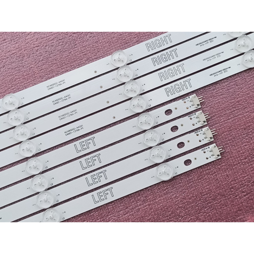 BỘ LED TIVI LG 49UH610 49UH617 49LJ550 49KU6320 49UJ632 49UH619 49UF640 49UF6400 MỚI 100%