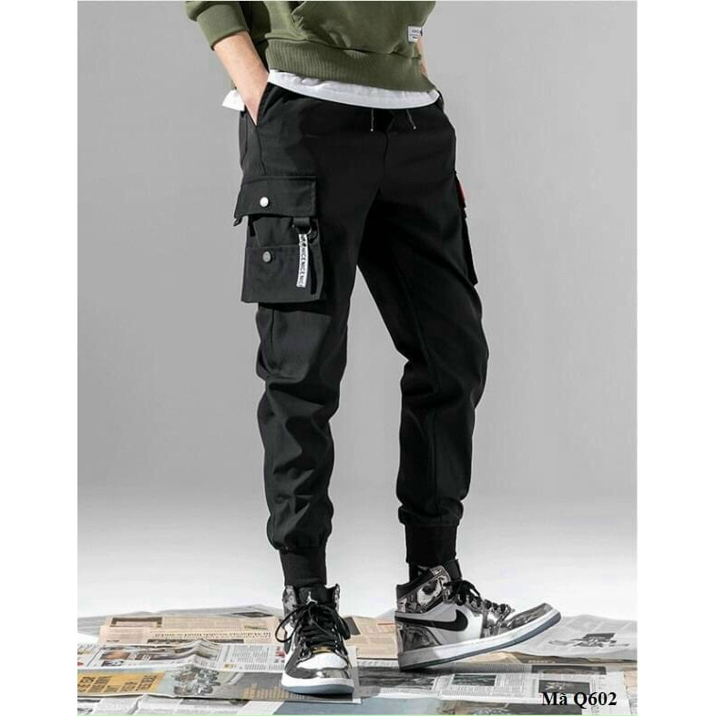 Quần joker nam 2 màu đen, xám túi hộp thời thượng