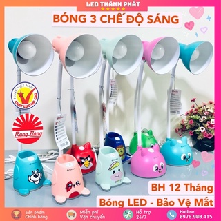 Đèn học chống cận RẠNG ĐÔNG bóng LED ĐỔI 3 MÀU ÁNH SÁNG, bảo vệ thị lực, chip SAMSUNG, bảo hành 12 tháng