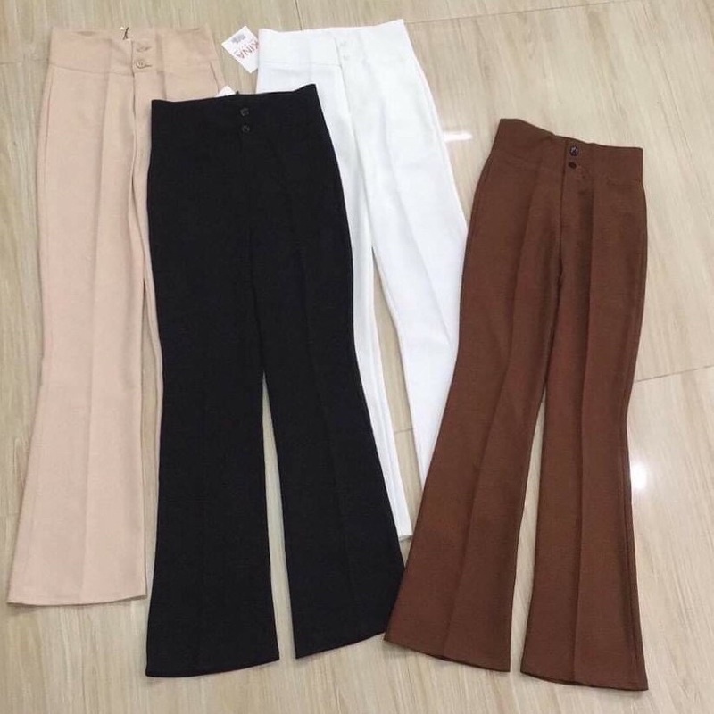 Quần tây nữ quần baggy công sở nữ  lưng cao hàng đẹp_m034