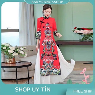 Set áo dài cách tân sang chảnh