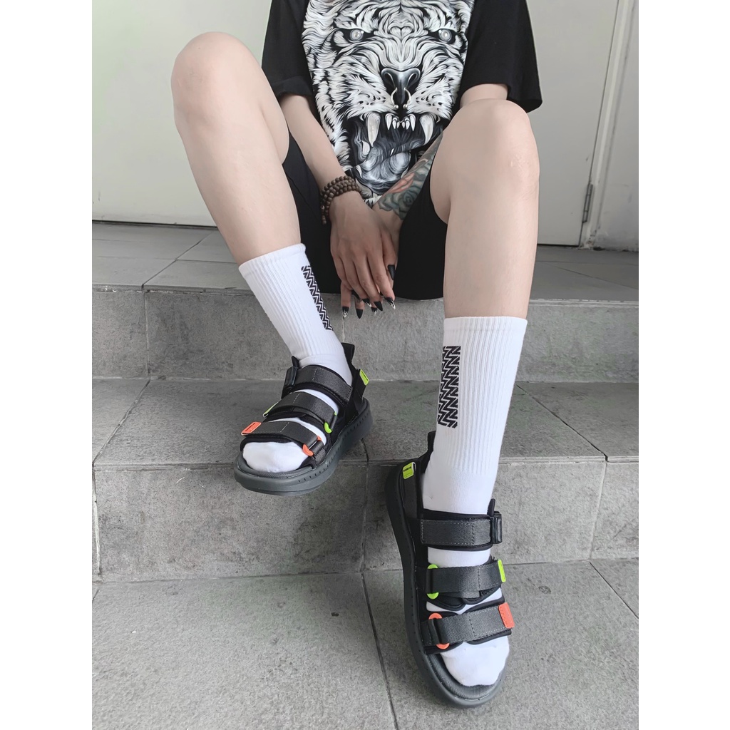 Giày Sandal ZX Nam Nữ Màu Grey Color - Ver 2 in The City Light