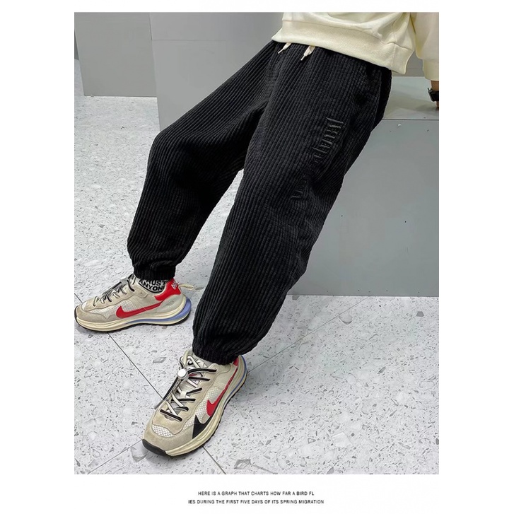 Quần Dài Lưng Thun Thời Trang Mùa Đông Cho Bé Trai