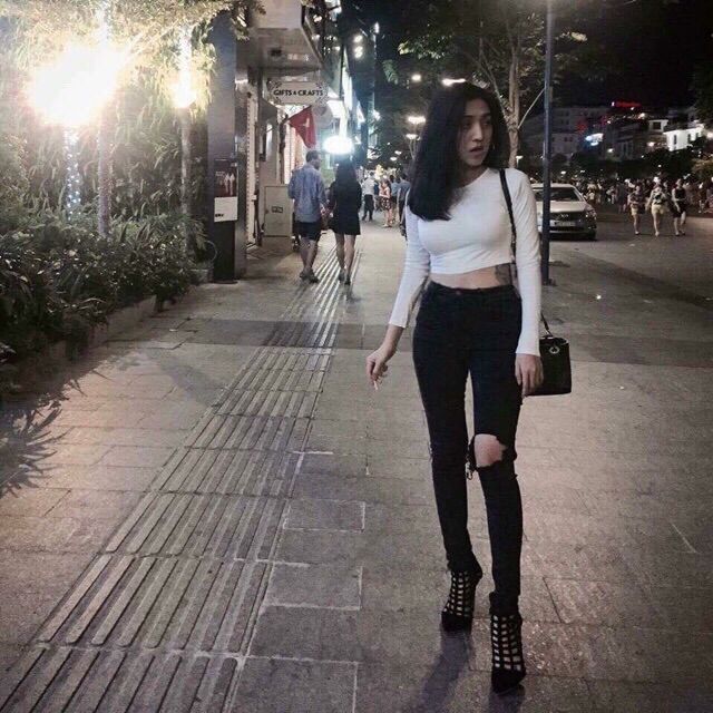 ÁO CROPTOP TAY DÀI