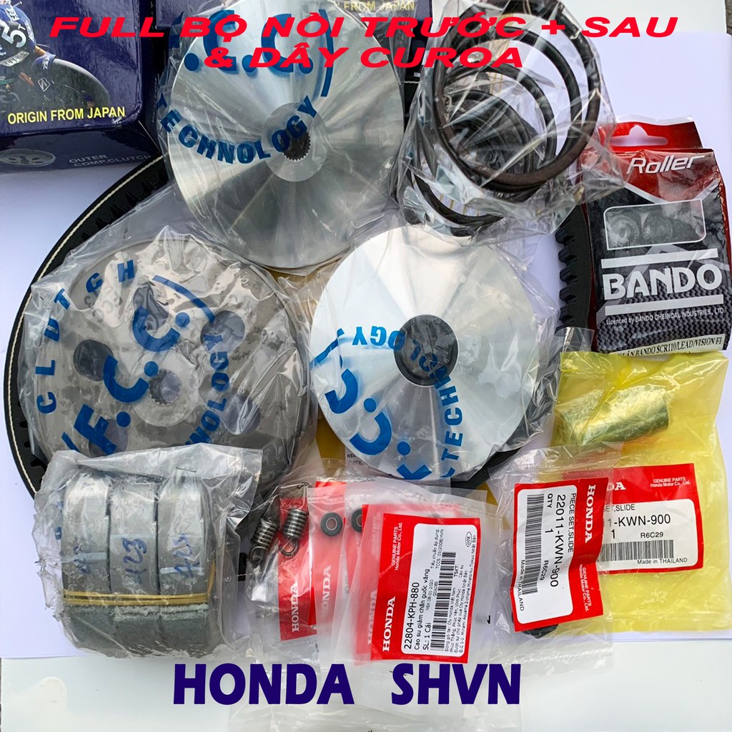 Full Bộ nồi Honda SH Việt 125 150 - FCC Japan