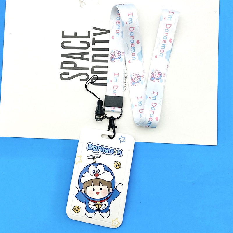 Dây Đeo Điện Thoại/Thẻ id/Thẻ Hoạt Hình Doraemon Cho Học Sinh