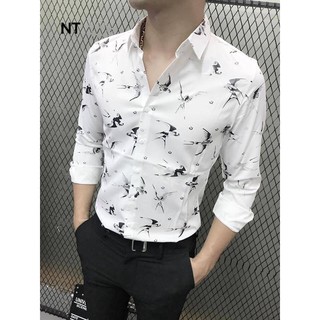 Áo sơ mi chim én nam_nta9805