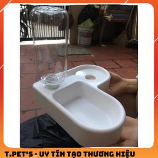 Bát Ăn đôi kèm bình cho chó mèo