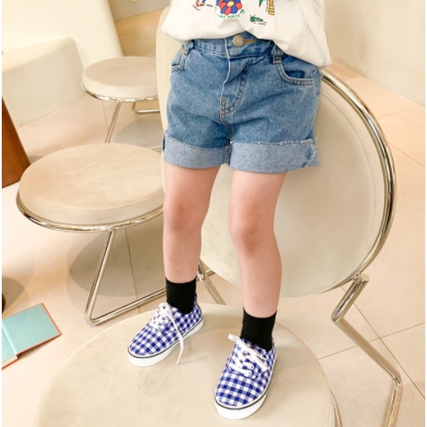 Quần short jean cá tính cho bé Q634