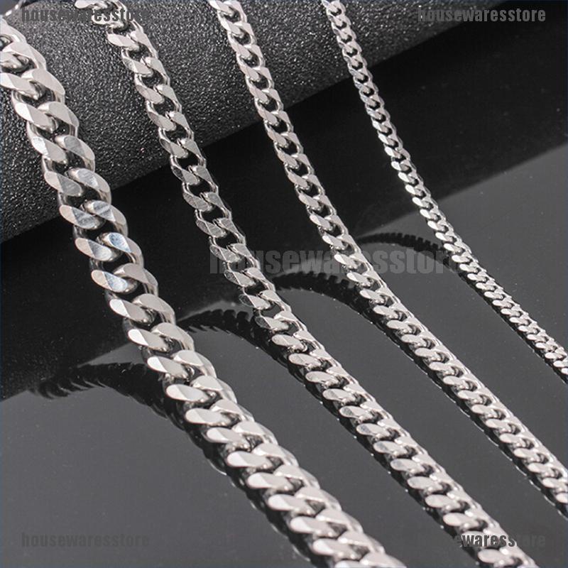 Dây Chuyền Inox Phong Cách Hip hop Cá Tính 4-6mm Cho Nam