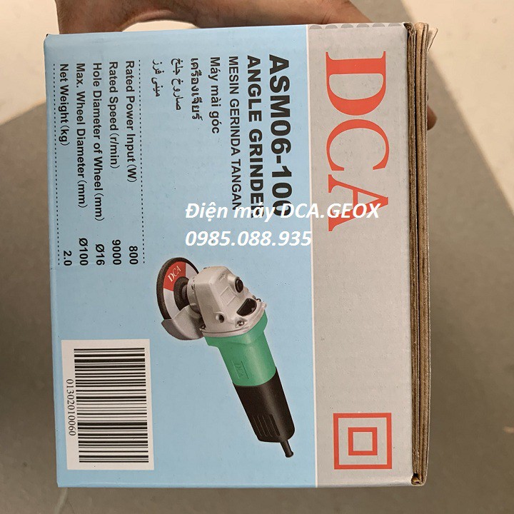 Máy mài góc 800W  ASM06-100 DCA - mài công tắc đuôi