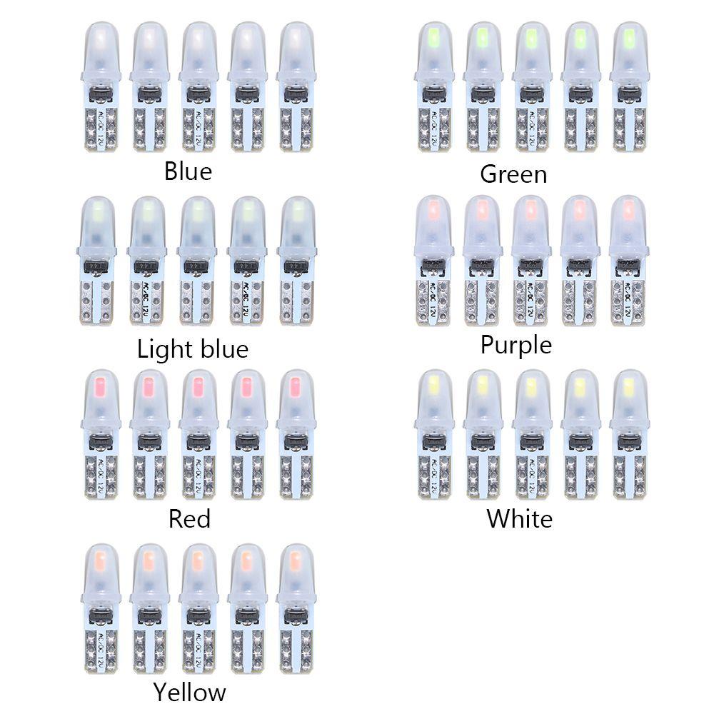 WTTLE Bộ 5 Đèn LED T5 3014 Cho Xe Hơi