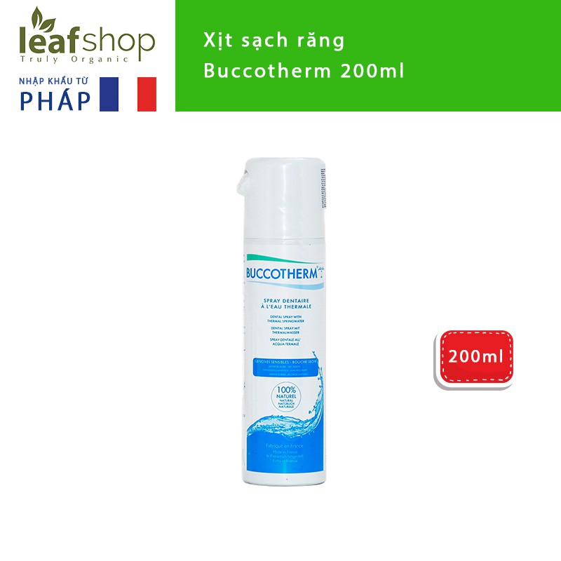 Xịt sạch răng Buccotherm 200ml