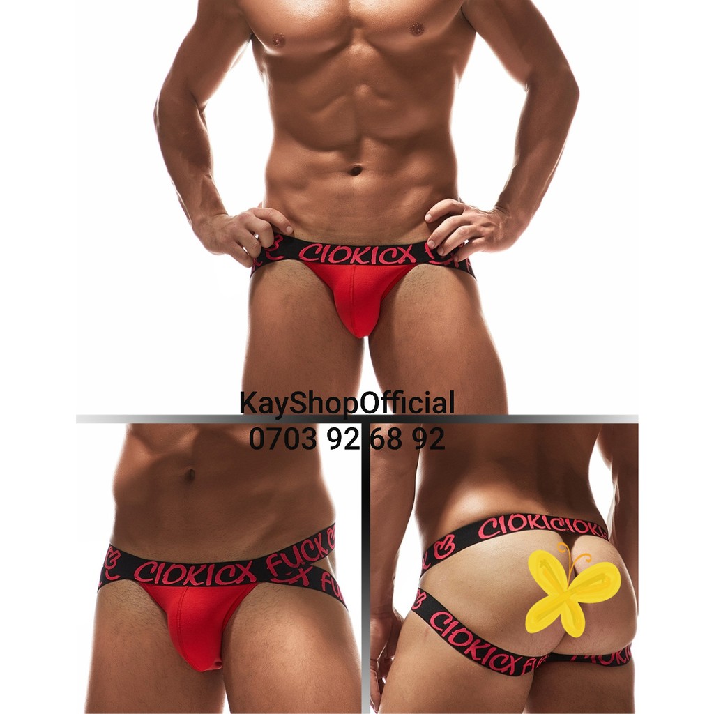 Quần lót nam jockstrap Ciokick F4ck dây nâng mông - Quần sịp nam hở mông sexy quyến rũ gợi cảm - QLJTCOKF