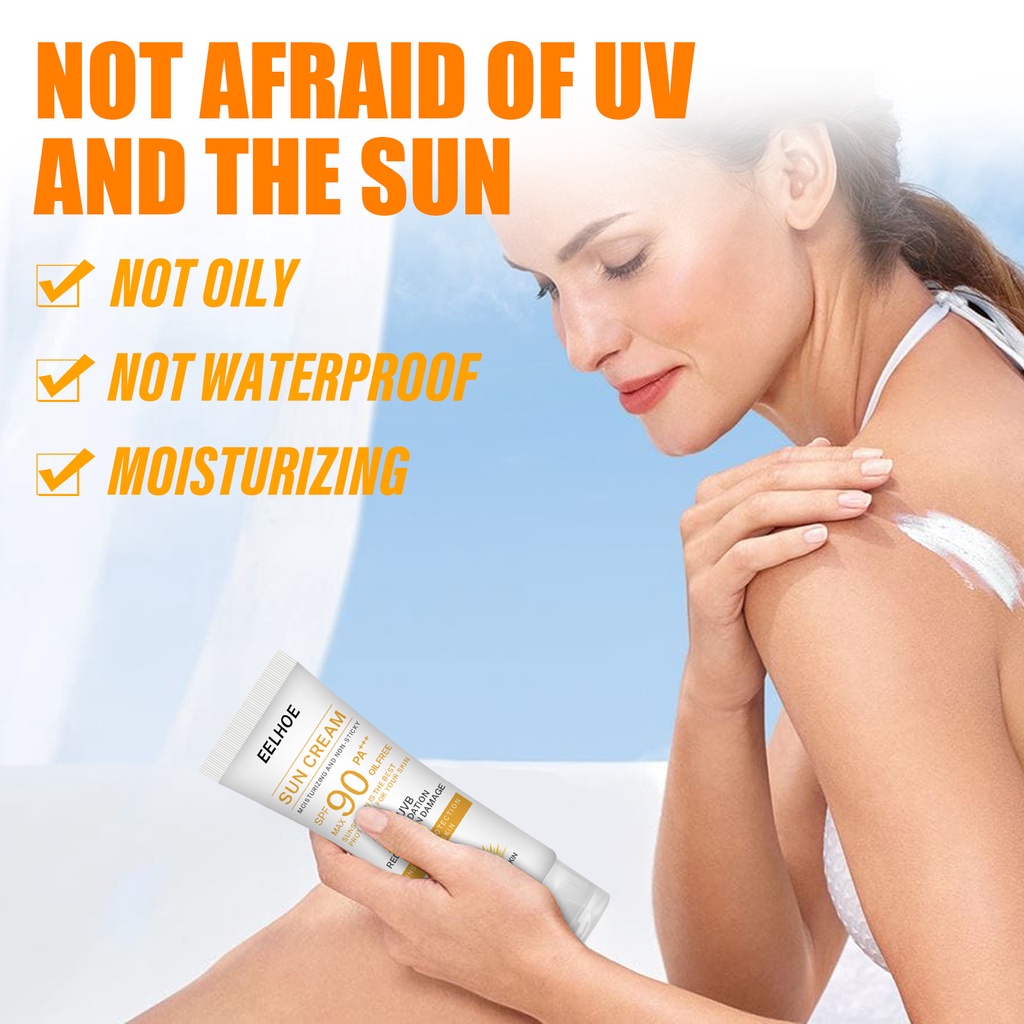 Kem Chống Nắng SPF 50 PA + + + Chiết Xuất Lô Hội 5.5% Dưỡng Ẩm Làm Trắng Da 40ml