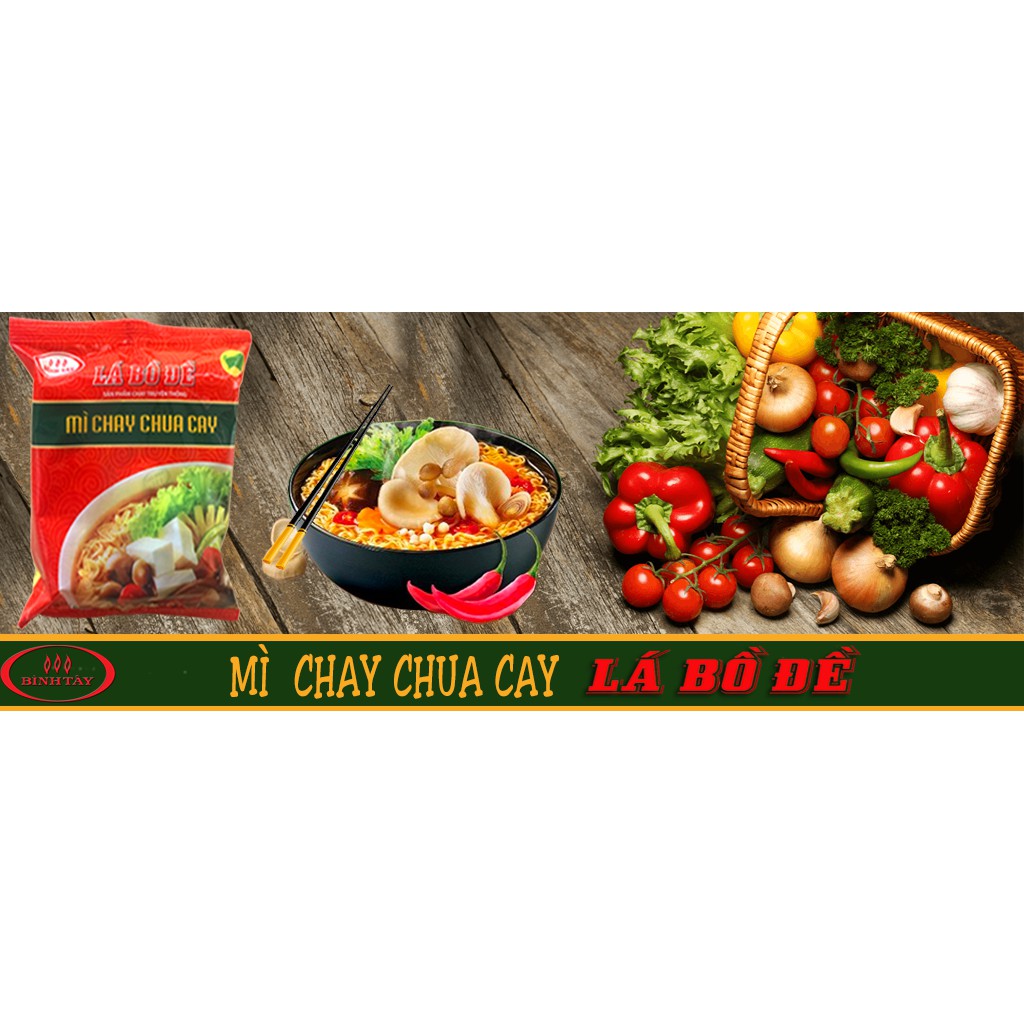 Mì chay Lá Bồ Đề chua cay     - Vegetarian Instant Noodle "stinging" brand