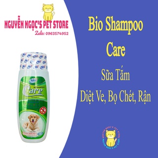 Sữa tắm đặc trị ve rận, bọ chét cho CHÓ BIO CARE SHAMPOO chai 150ml