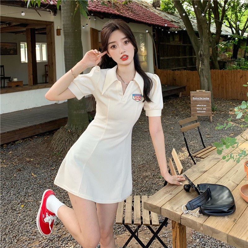 Đầm POLO Tay Ngắn Bigsize Thời Trang Hàn Quốc Mùa Hè Váy Nữ