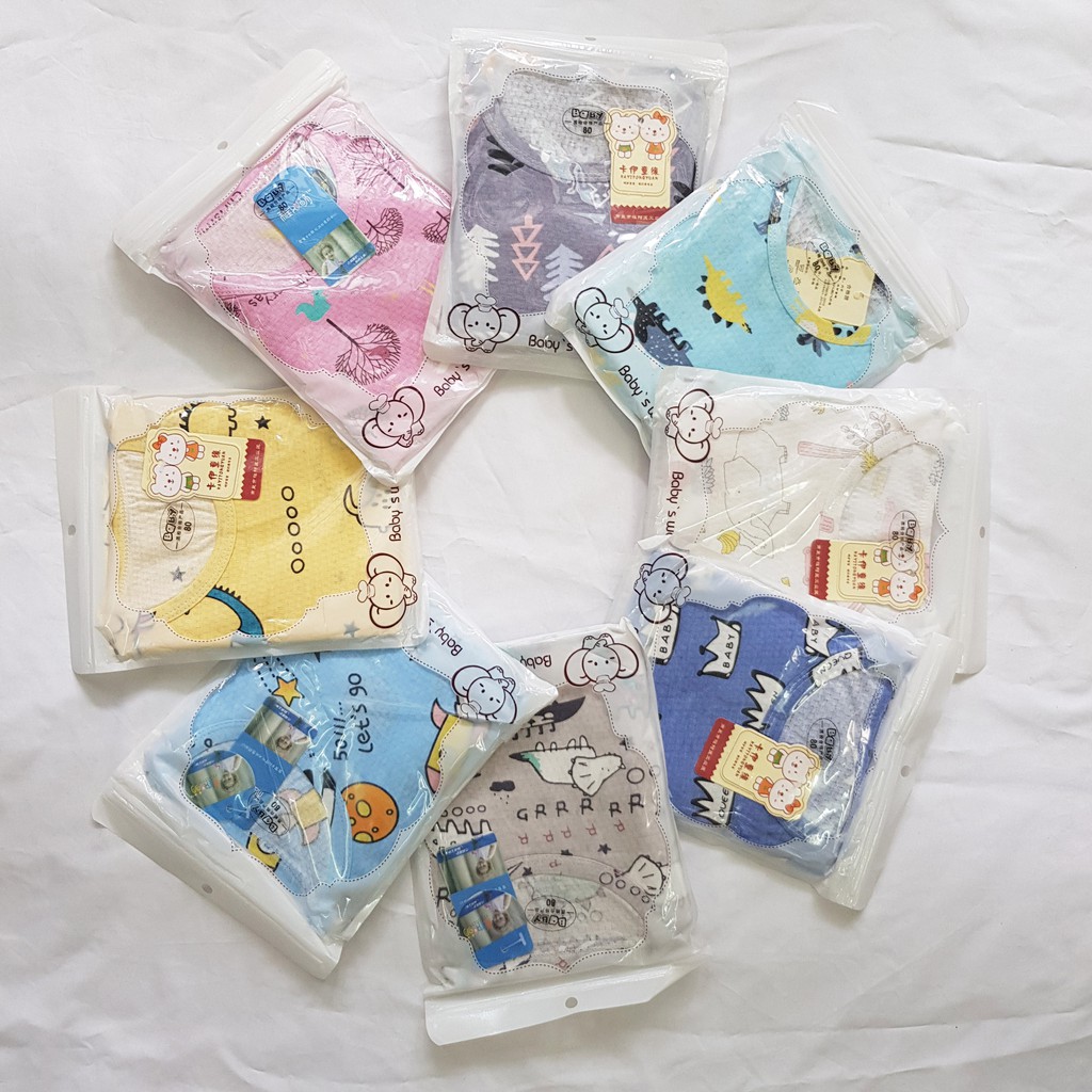 Quần Áo Trẻ Em-Bộ Cotton Thông Hơi Bé 7-17Kg