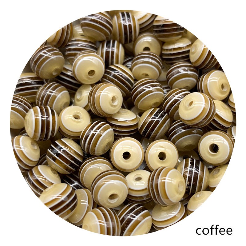 Chuỗi Hạt Resin 6mm / 8mm Dùng Làm Trang Sức Thủ Công