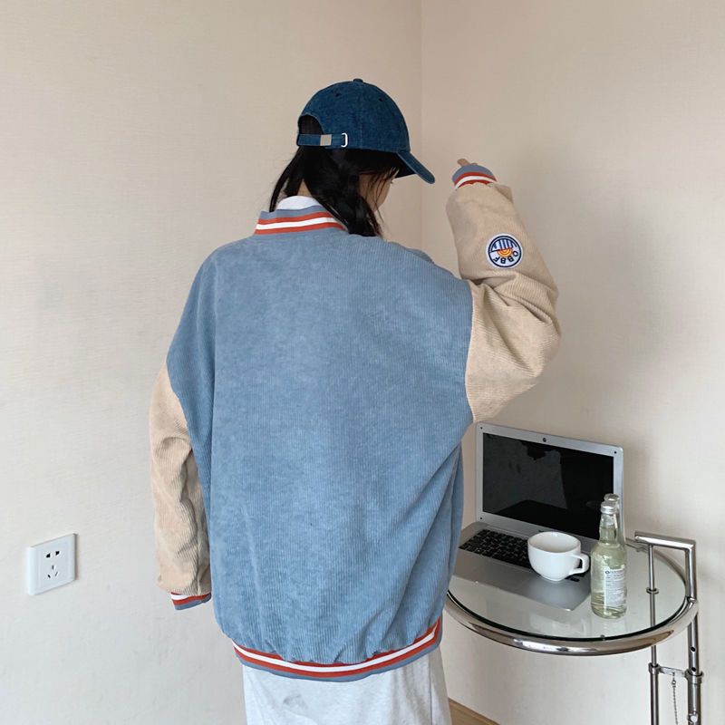 😍 Áo khoác bóng chày nam nữ nhung 3 lớp dày dặn siêu hot 2020 (Ms A95) | BigBuy360 - bigbuy360.vn