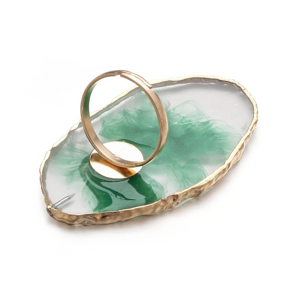 Bảng Pha Màu Vẽ Móng Nghệ Thuật Bằng Nhựa Resin|Kệ Trưng Bày Nhẫn Vẽ Móng Nghệ Thuật
