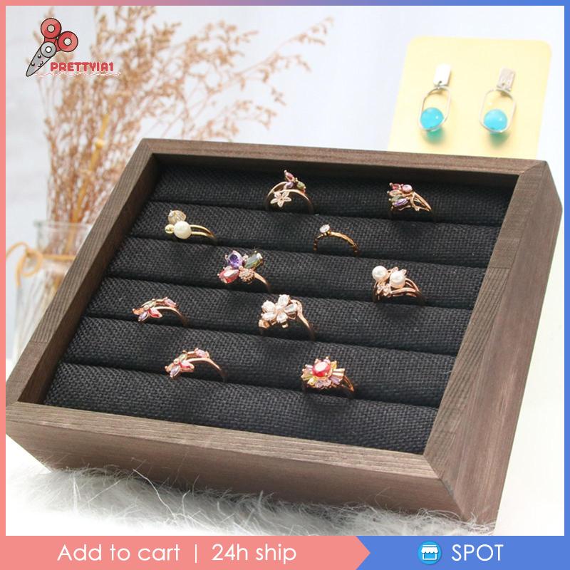 [Prettyia1] Giá Đỡ Trưng Bày Nhẫn Để Trưng Bày Lưới Cửa Sổ