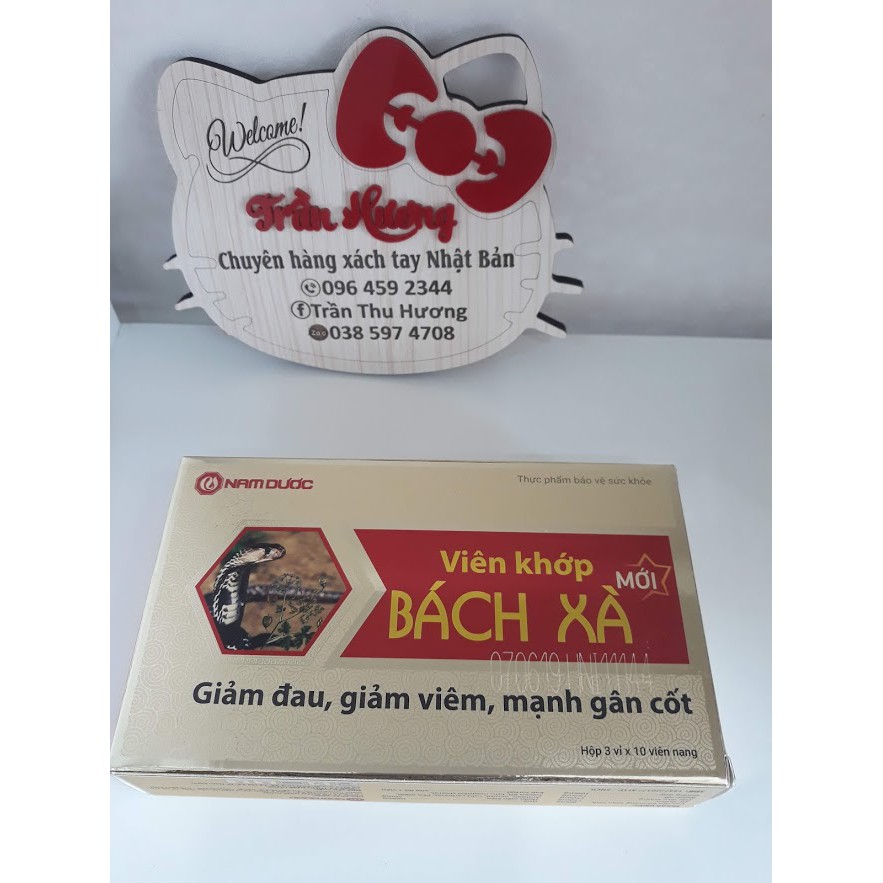 Sản phẩm chính hãng Viên khớp Bách Xà - Hỗ trợ giảm đau, giảm viêm, mạnh gân cốt