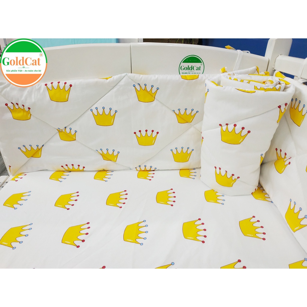 Combo Quây - Ga - Đệm  cũi cho bé GOLDCAT đủ size.
