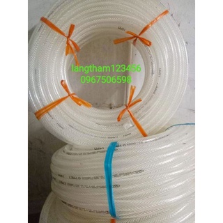 Cuộn 40 mét ống nước lưới màu trắng phi 14, 16.