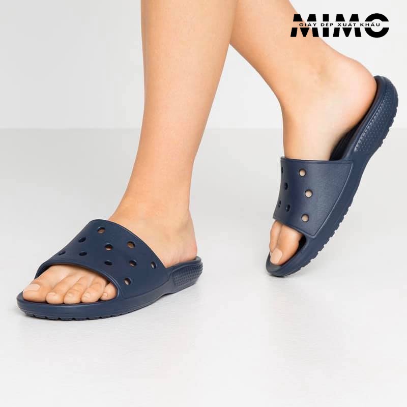 Tặng kèm jibit, Dép Lê Nam nữ Classic Navy êm nhẹ, bền đẹp, Hàng full box