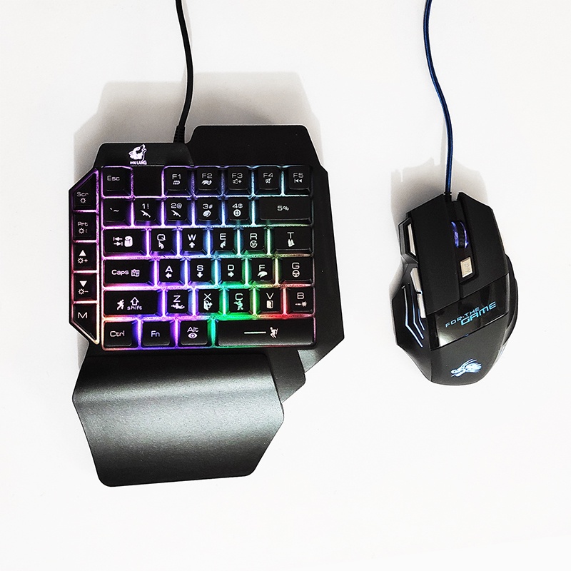 Combo bàn phím K15 chuột X3 gaming Led 7 màu