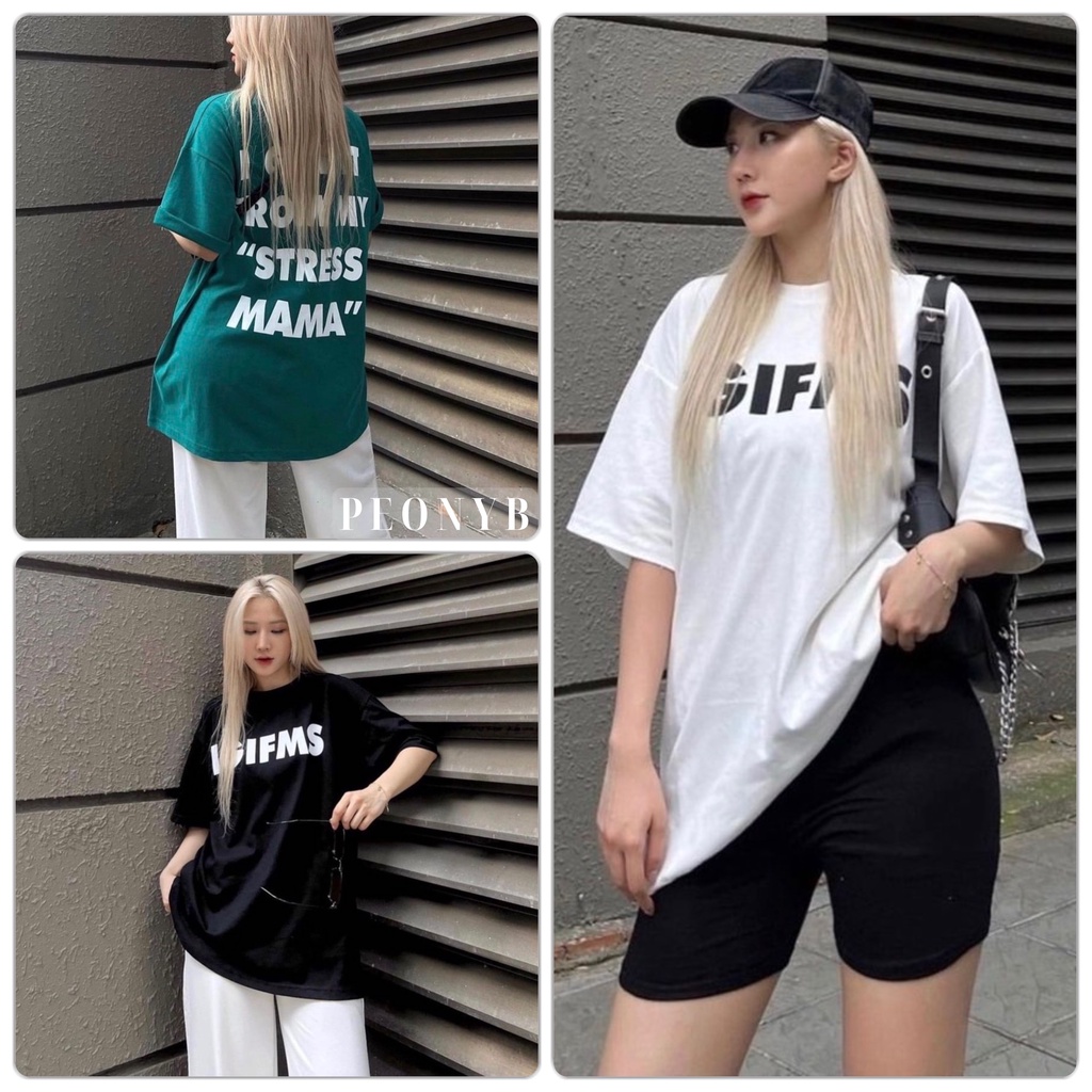Áo Thun Form Rộng I Got PEONYB Unisex [FREESHIP]  Phông oversize tay lỡ in chữ cá tính đường phố 3158 hàn quốc