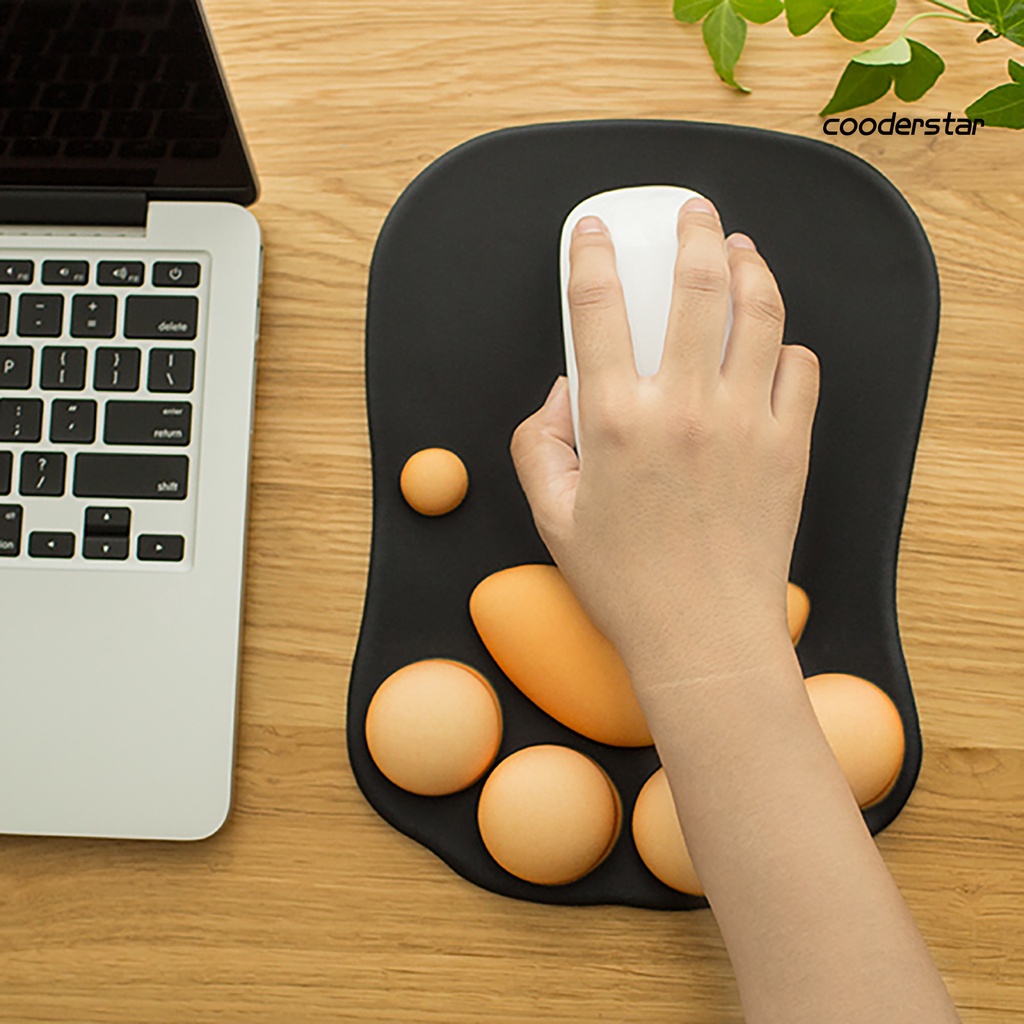 Tấm Lót Chuột Mềm Mại Chống Trượt Có Đệm Cổ Tay Cho Văn Phòng