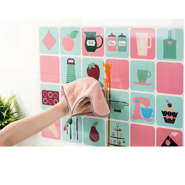 GIẤY DÁN BẾP CÁCH NHIỆT MẪU MỚI 2018