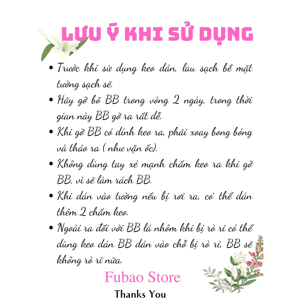 Cuộn băng keo dán bóng, dính bóng, trang trí sinh nhật Fubao Store