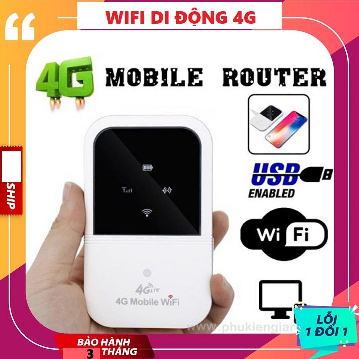 Máy Phát WiFi Mini 4G Bỏ Túi- Cục WiFi Cầm Tay Bằng Sim 3G 4G