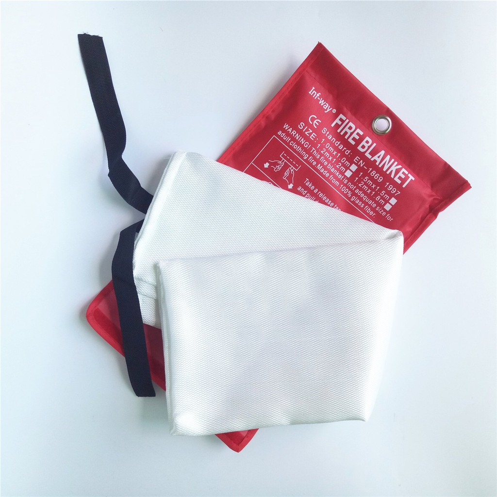 Fire Blanket Mền Chống Cháy Thoát Hiểm Dập Lửa 1.8 x 1.2M