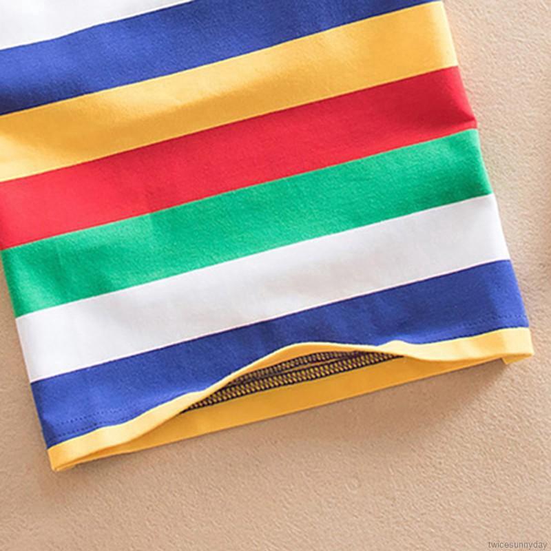 Áo thun cộc tay cổ tròn đáng yêu cho bé