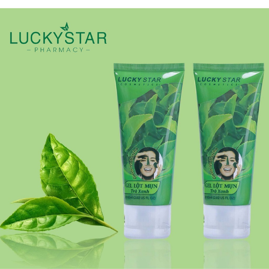 Gel Lột Mụn Trà Xanh Lucky Star Tuýp - 60gr