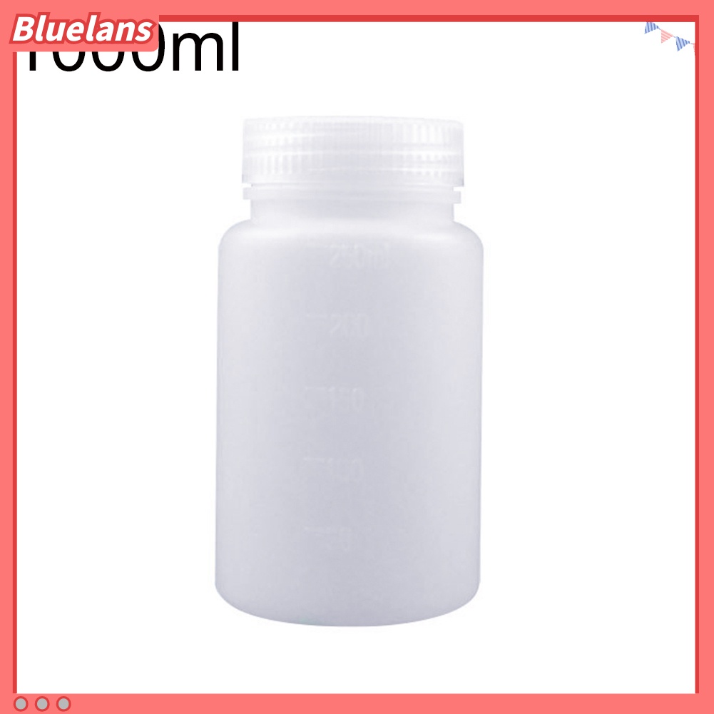 Bluelans♡ Bình Nhựa Rỗng 1000ml Đựng Dung Dịch Hóa Chất Tiện Dụng