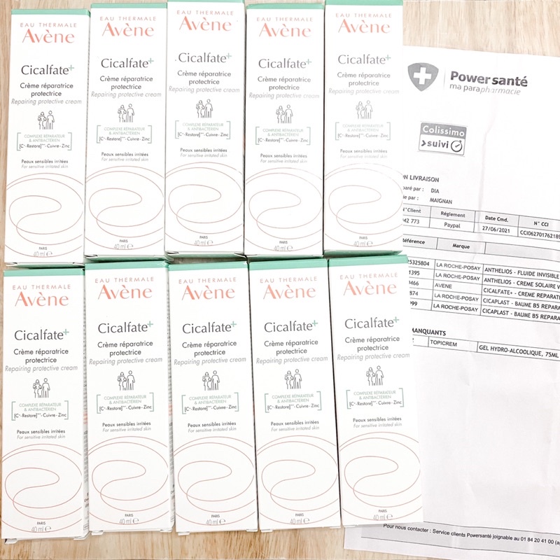 [Bill Pháp] Kem phục hồi tái tạo da Avene Cicalfate+ Repair Cream