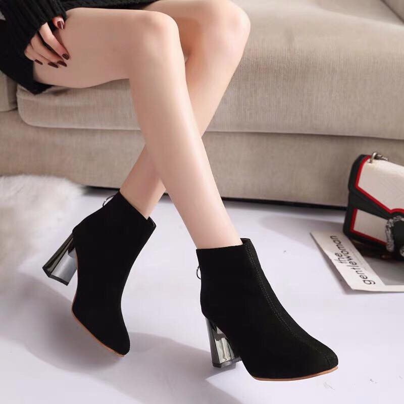 Boots Nữ Cao Cót Cổ - nguyền khánh huyền bn | BigBuy360 - bigbuy360.vn